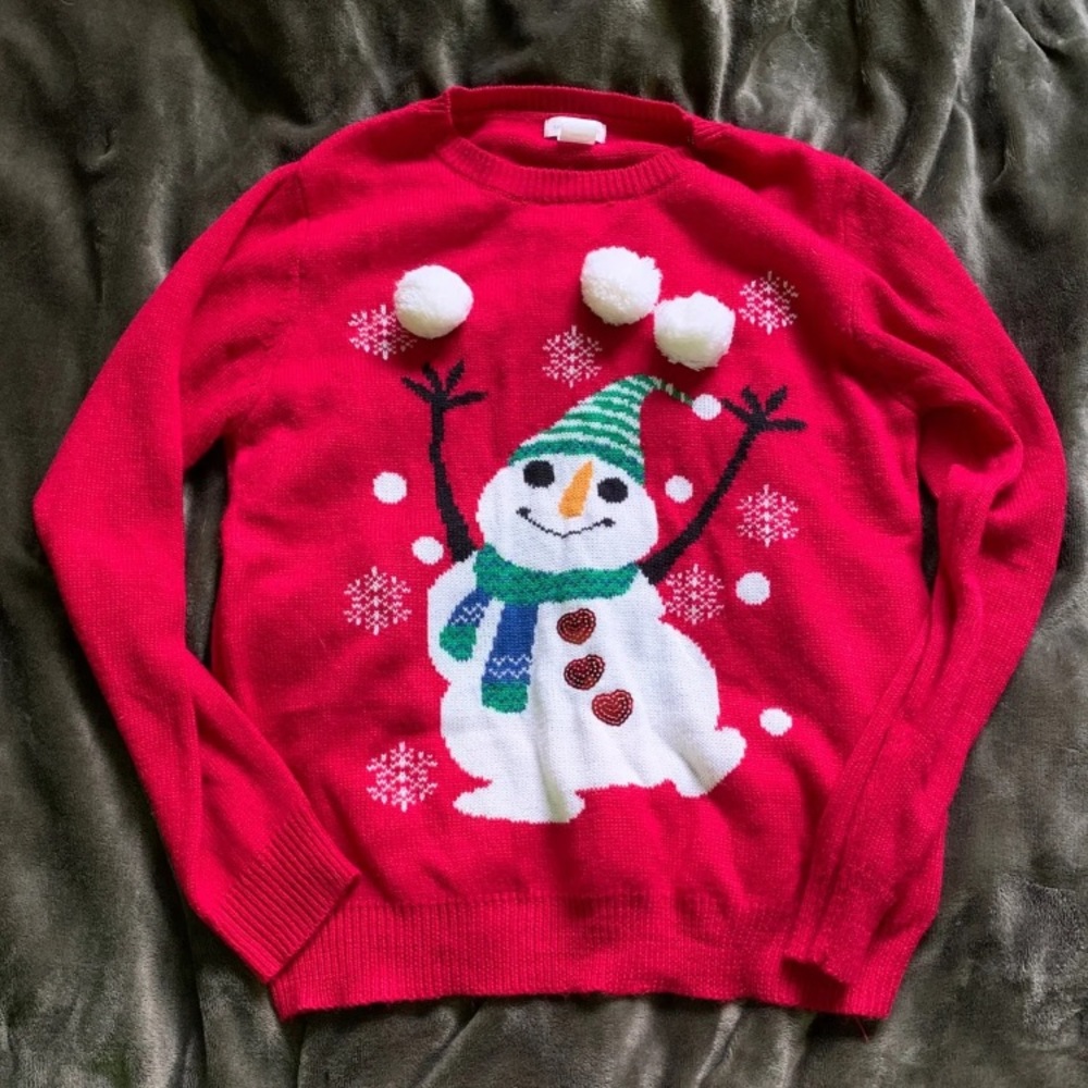 Snowman Christmas sweater